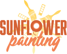 Sunflower Painting Logo